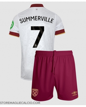 West Ham United Crysencio Summerville #7 Maglia Gara Terza Repliche 2024-25 Bambino Maniche Corte